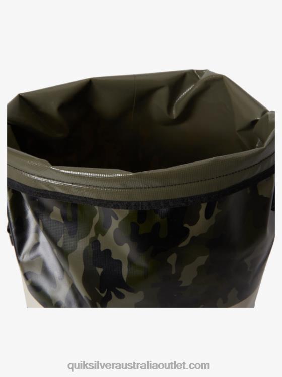 Quiksilver Men Sea Stash 20L Medium Surf Backpack H2N4B861 black camoflage