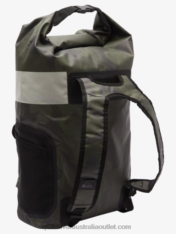 Quiksilver Men Sea Stash 20L Medium Surf Backpack H2N4B861 black camoflage