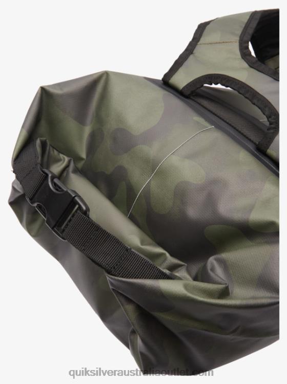 Quiksilver Men Sea Stash 20L Medium Surf Backpack H2N4B861 black camoflage