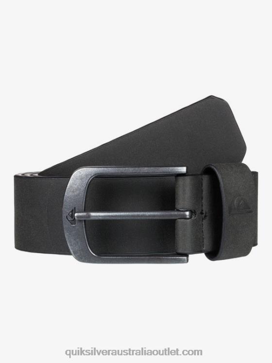 Quiksilver Men Main Street Faux Leather Belt H2N4B1095 black