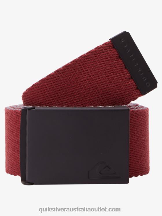 Quiksilver Men The Jam Webbing Belt H2N4B45 marsala