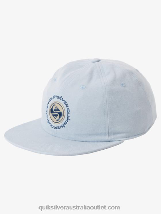 Quiksilver Men Arvo Kickback Canvas Strapback Hat H2N4B1687 ashley blue
