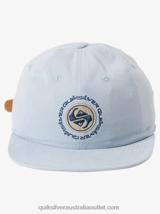 Quiksilver Men Arvo Kickback Canvas Strapback Hat H2N4B1687 ashley blue
