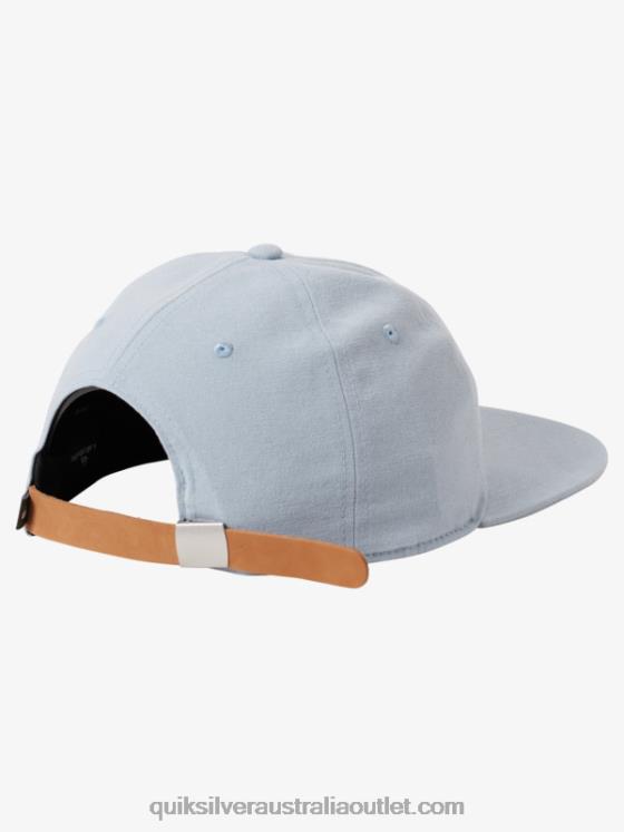 Quiksilver Men Arvo Kickback Canvas Strapback Hat H2N4B1687 ashley blue