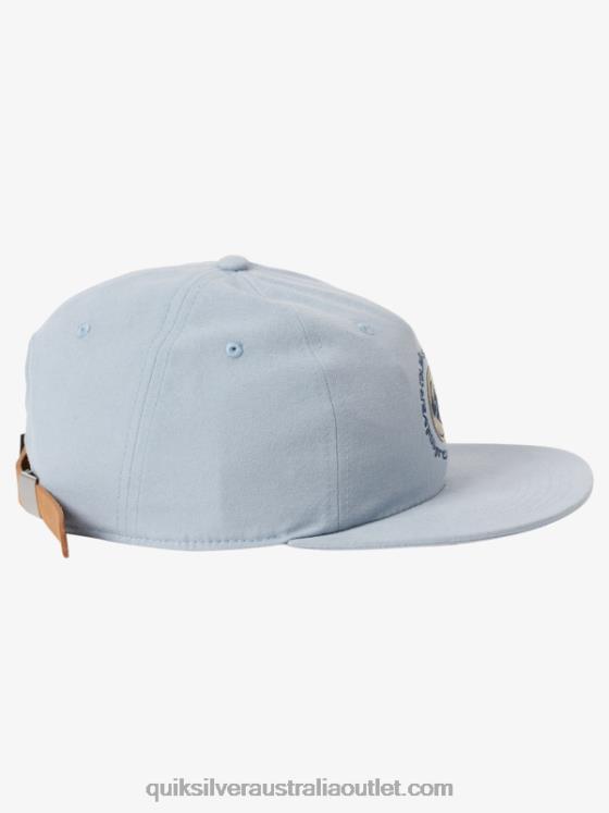 Quiksilver Men Arvo Kickback Canvas Strapback Hat H2N4B1687 ashley blue