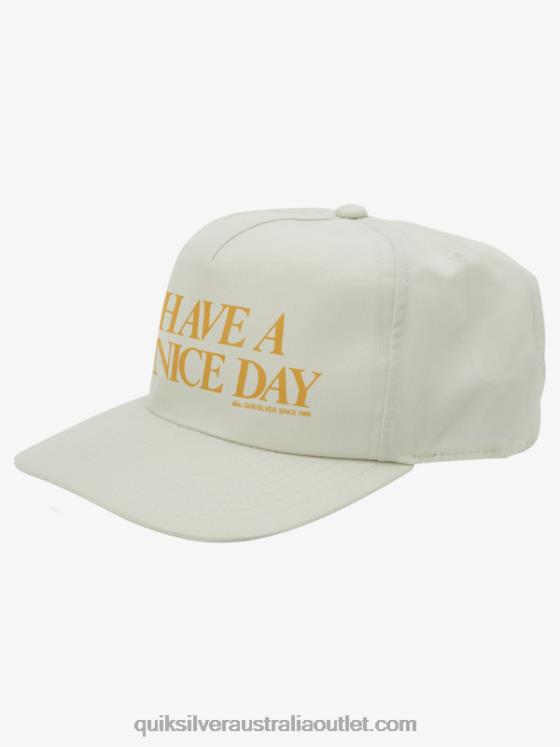 Quiksilver Men Branded Snapback Hat H2N4B1093 birch