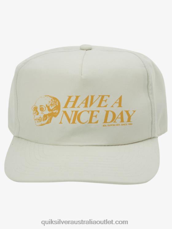 Quiksilver Men Branded Snapback Hat H2N4B1093 birch