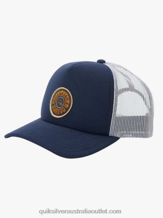 Quiksilver Men Breeze Blocked Snapback Hat H2N4B1723 navy blazer