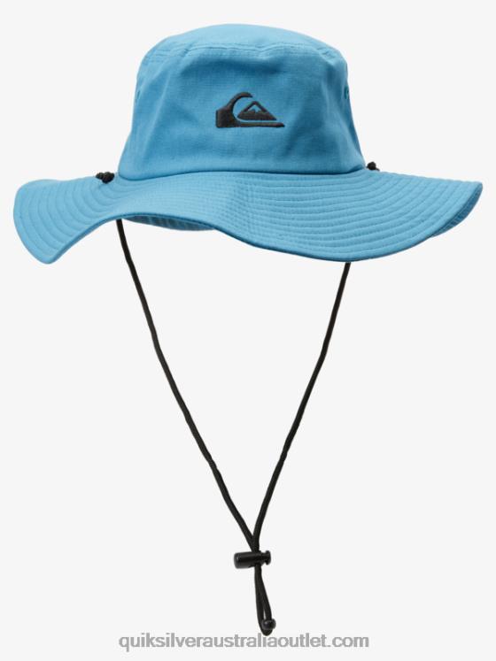 Quiksilver Men Bushmaster Safari Boonie Hat H2N4B124 moroccan blue