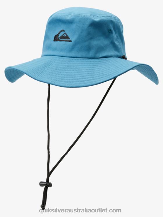 Quiksilver Men Bushmaster Safari Boonie Hat H2N4B124 moroccan blue