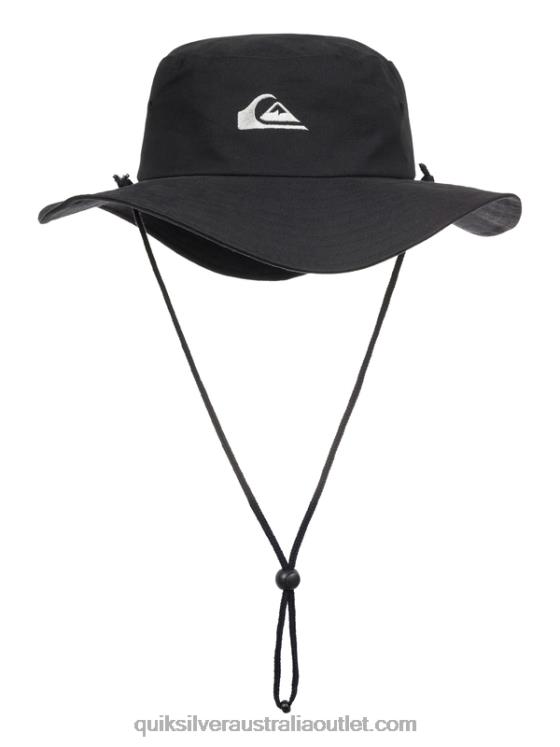 Quiksilver Men Bushmaster Safari Boonie Hat H2N4B1520 black