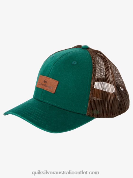 Quiksilver Men Down The Hatch Trucker Hat H2N4B663 foliage