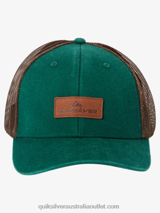 Quiksilver Men Down The Hatch Trucker Hat H2N4B663 foliage