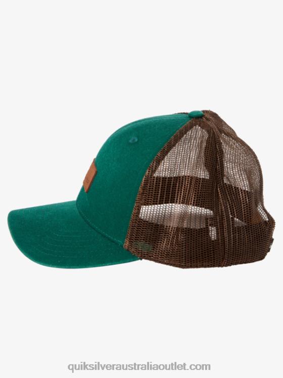 Quiksilver Men Down The Hatch Trucker Hat H2N4B663 foliage