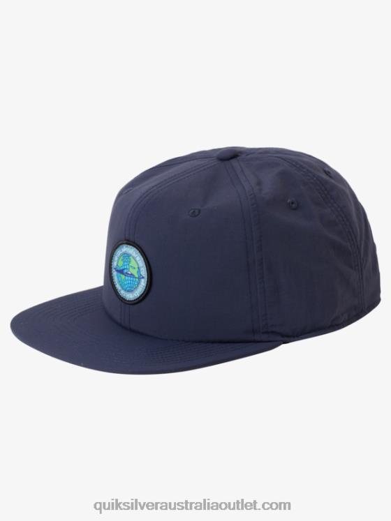 Quiksilver Men Hydro Smart Snapback Hat H2N4B1701 navy blazer