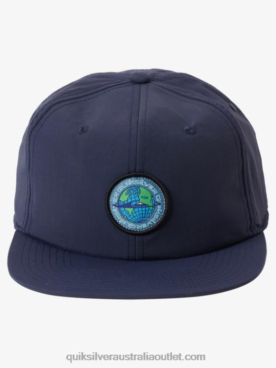 Quiksilver Men Hydro Smart Snapback Hat H2N4B1701 navy blazer