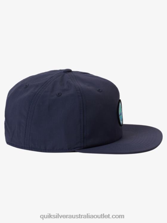 Quiksilver Men Hydro Smart Snapback Hat H2N4B1701 navy blazer