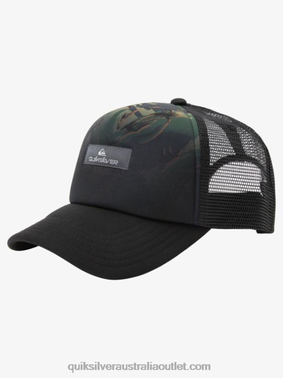 Quiksilver Men Magpie Coop Trucker Hat H2N4B564 camo - plage