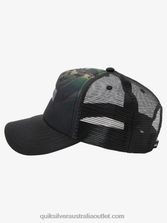 Quiksilver Men Magpie Coop Trucker Hat H2N4B564 camo - plage