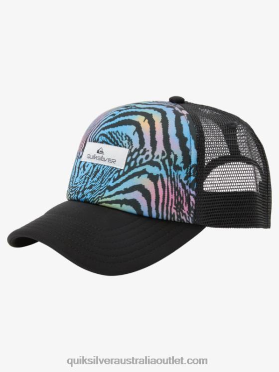 Quiksilver Men Magpie Coop Trucker Hat H2N4B565 tarmac