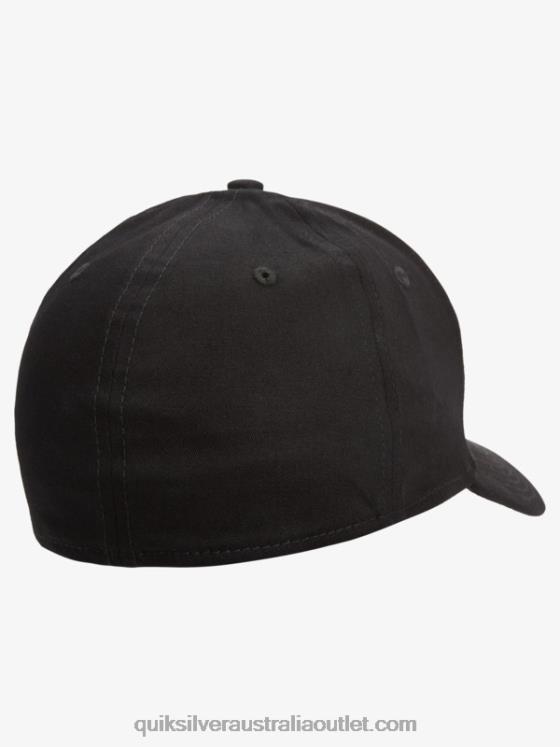 Quiksilver Men Mountain & Wave Stretch Fit Cap H2N4B1679 black/white