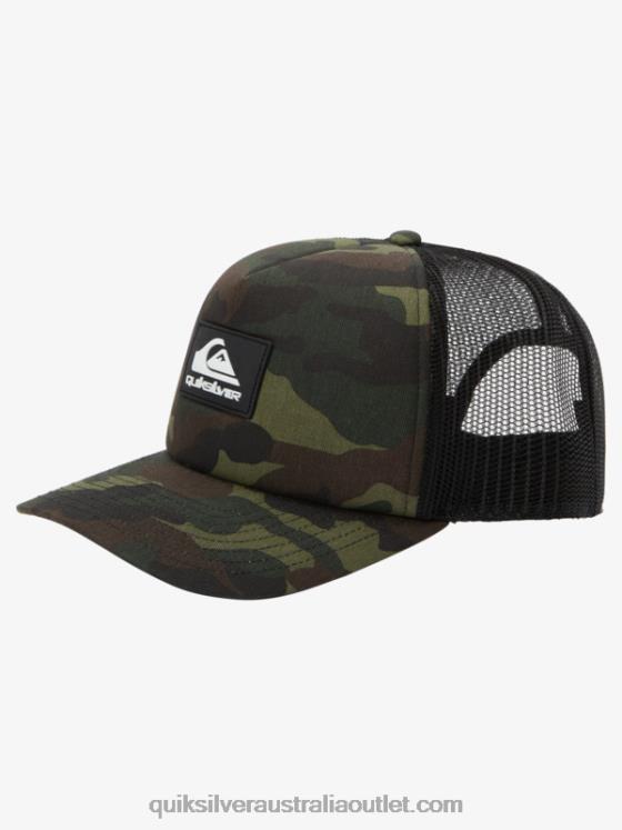 Quiksilver Men Omnipotent Snapback Hat H2N4B487 woodland camo