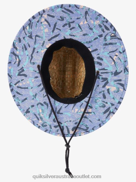 Quiksilver Men Outsider Straw Lifeguard Hat H2N4B389 orchid mist