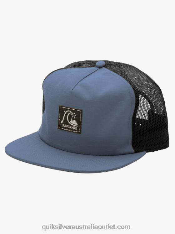 Quiksilver Men Plaid Out Snapback Hat H2N4B757 bering sea