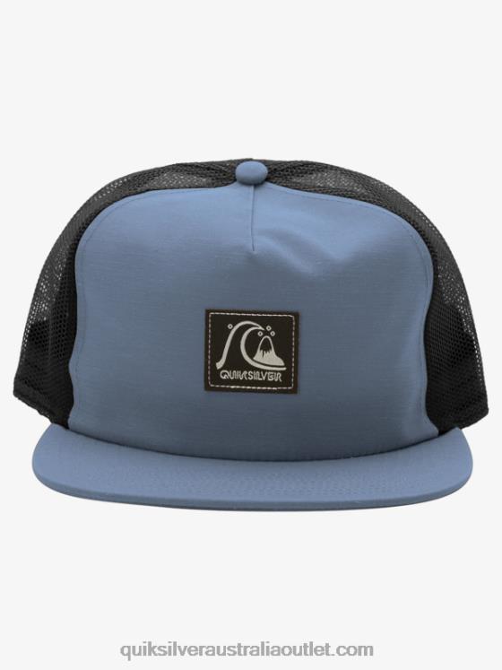 Quiksilver Men Plaid Out Snapback Hat H2N4B757 bering sea