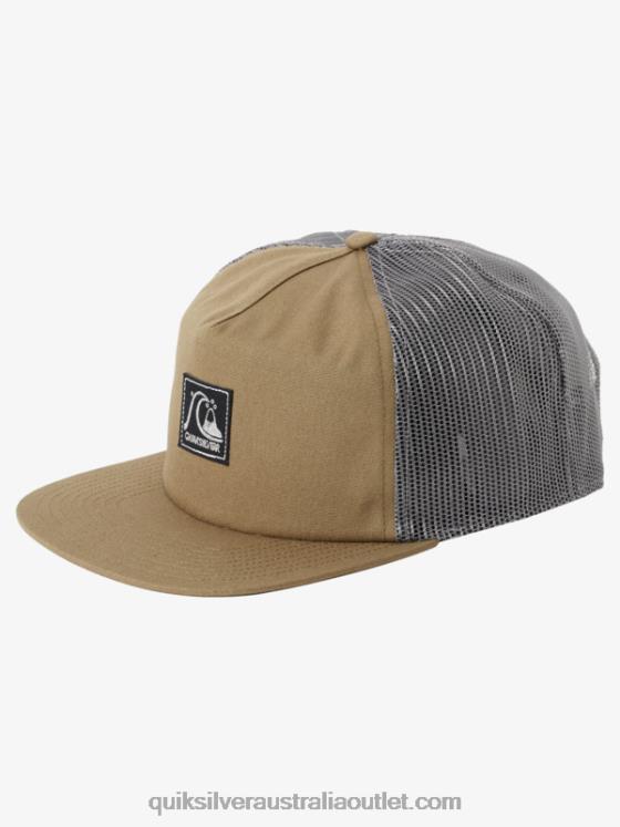 Quiksilver Men Single Fin Trucker Hat H2N4B1715 thyme