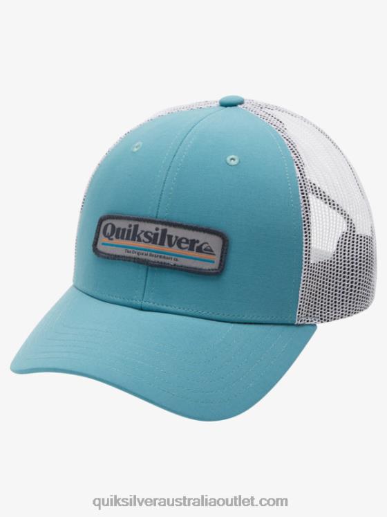 Quiksilver Men Stern Catch Trucker Hat H2N4B966 brittany blue