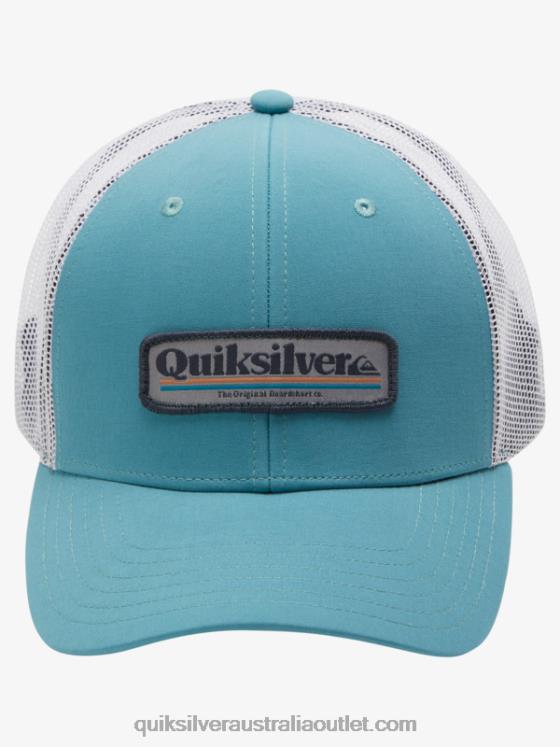 Quiksilver Men Stern Catch Trucker Hat H2N4B966 brittany blue
