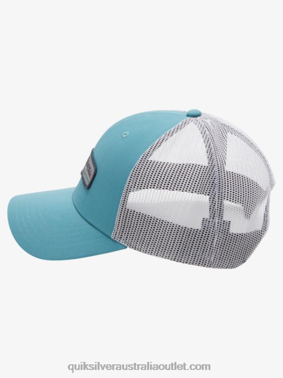 Quiksilver Men Stern Catch Trucker Hat H2N4B966 brittany blue