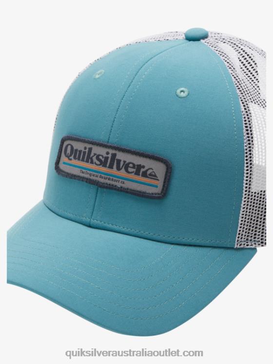 Quiksilver Men Stern Catch Trucker Hat H2N4B966 brittany blue
