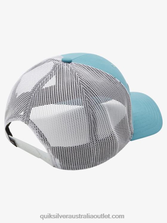 Quiksilver Men Stern Catch Trucker Hat H2N4B966 brittany blue