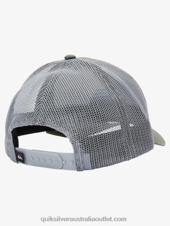 Quiksilver Men Stringer Trucker Hat H2N4B1195 four leaf clover