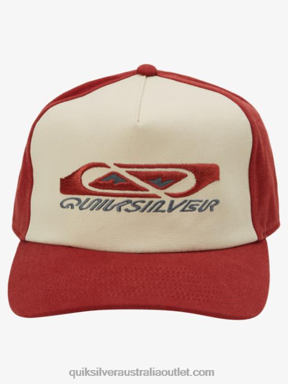 Quiksilver Men Take A Hike Baseball Hat H2N4B1151 marsala