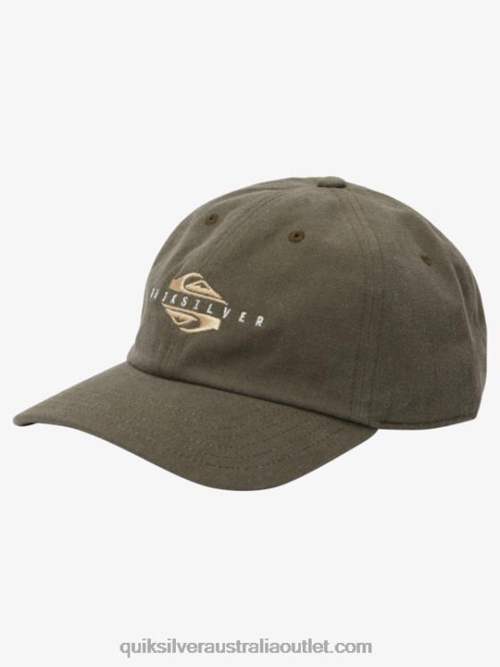 Quiksilver Men Waxed Off Baseball Hat H2N4B566 chocolate chip