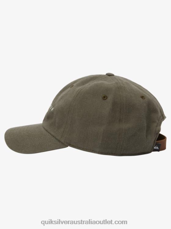 Quiksilver Men Waxed Off Baseball Hat H2N4B566 chocolate chip