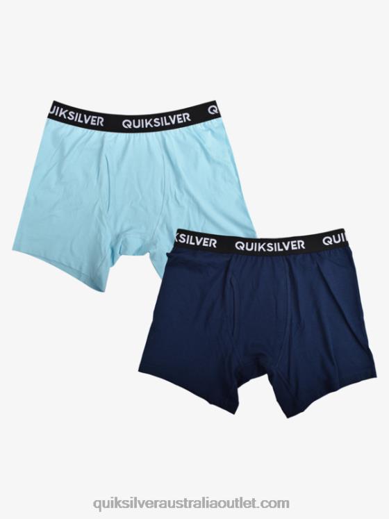 Quiksilver Men Core Super Soft Boxer Briefs 2 Pack H2N4B1824 light blue