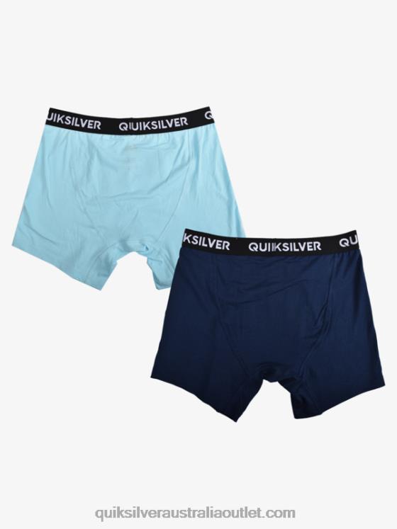 Quiksilver Men Core Super Soft Boxer Briefs 2 Pack H2N4B1824 light blue