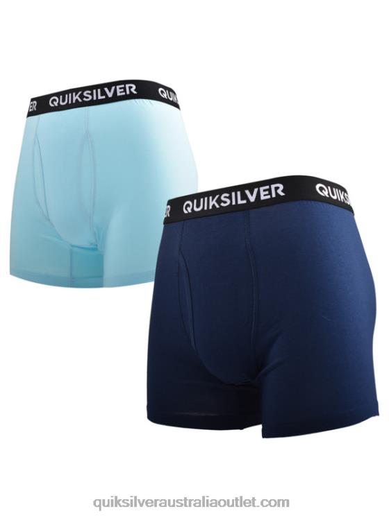 Quiksilver Men Core Super Soft Boxer Briefs 2 Pack H2N4B1824 light blue