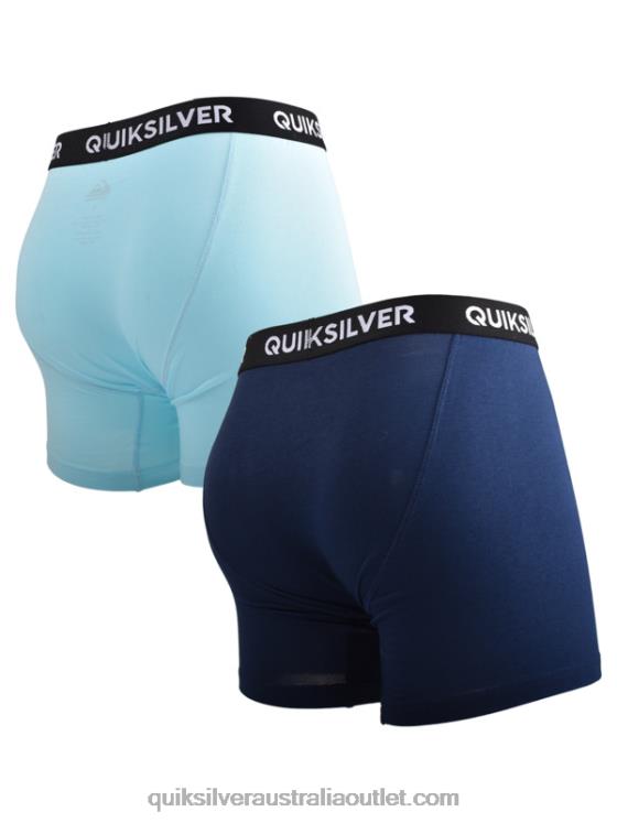 Quiksilver Men Core Super Soft Boxer Briefs 2 Pack H2N4B1824 light blue