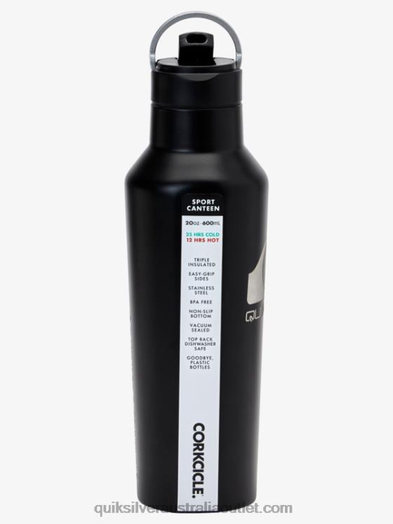 Quiksilver x Corkcicle Men Water Bottle H2N4B1181 black