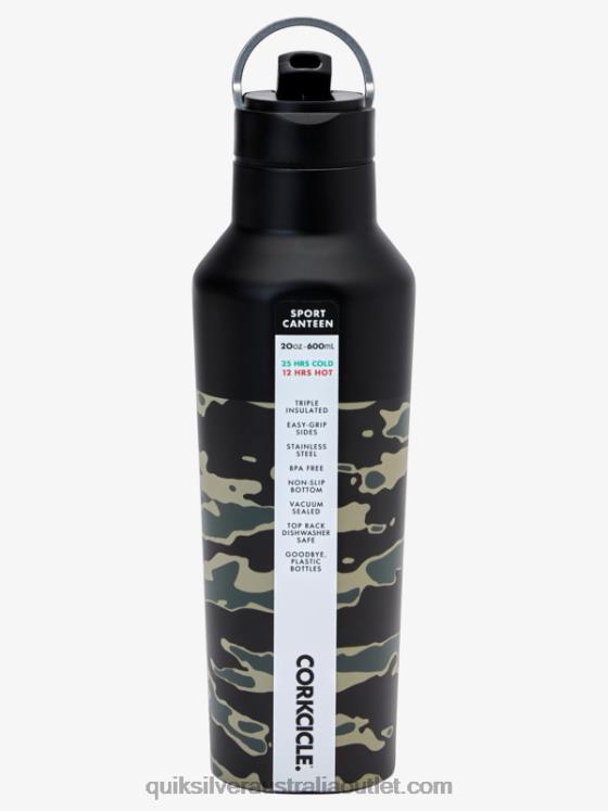 Quiksilver x Corkcicle Men Water Bottle H2N4B1182 camo print crucial battle