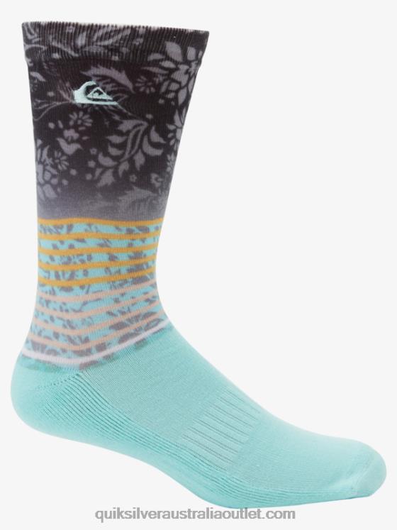 Quiksilver Men 2 Pack Jacquard Crew Socks H2N4B1141 multi 1