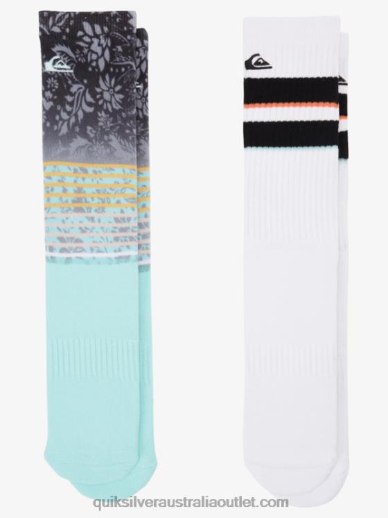 Quiksilver Men 2 Pack Jacquard Crew Socks H2N4B1141 multi 1