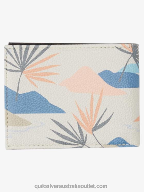 Quiksilver Men Freshness Tri-Fold Wallet H2N4B725 birch slow daze ss