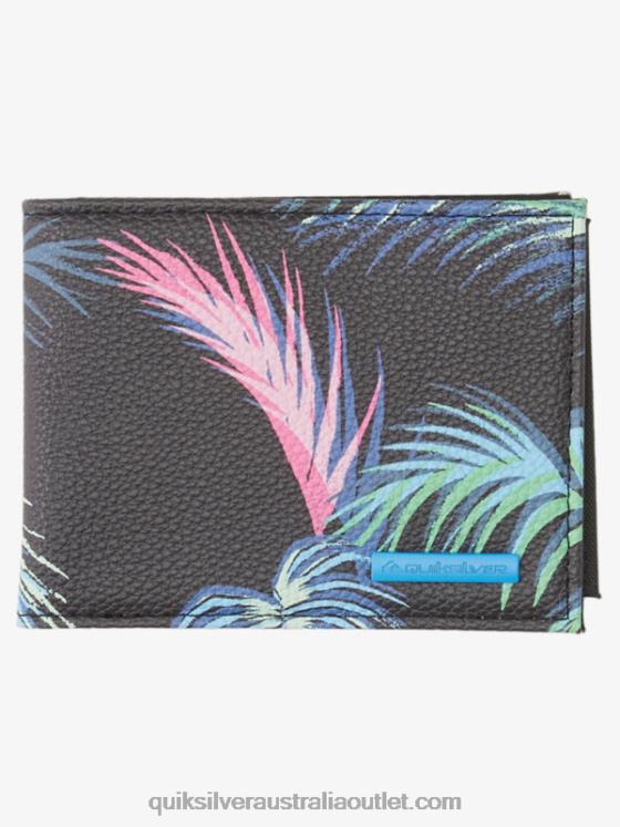 Quiksilver Men Freshness Tri-Fold Wallet H2N4B726 tarmac