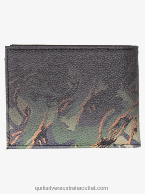 Quiksilver Men Freshness Tri-Fold Wallet H2N4B727 camo - plage